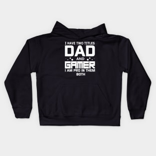 gamer dad Kids Hoodie